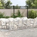 vidaXL Transparente Plane mit &Ouml;sen 3x8 m Polyethylen - Transparent