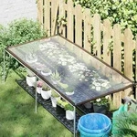 vidaXL Transparente Plane mit &Ouml;sen 1x2 m Polyethylen - Transparent