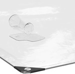 vidaXL Transparente Plane mit &Ouml;sen 2x8 m Polyethylen - Transparent