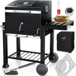 KESSER&reg; Grill Grillwagen XXL Holzkohlegrill mit Deckel, R&auml;dern,...