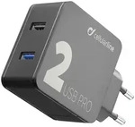 USB Multipower 2 FAST Reiselader Black (60051) Ladeger&auml;t (USB-A) - Schwarz