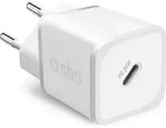 SBS PD Reiselader 20W USB-C GaN wei&szlig; - Wei&szlig;