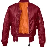 Brandit MA1 Outdoorjacke Gr&ouml;&szlig;e 4XL Farbe Burgund - Rot - 4XL