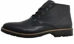 Rieker Herrenschuhe Schn&uuml;rstiefel Schwarz Freizeit - Schwarz - 40