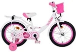 Volare Ashley Kinderfahrrad - M&auml;dchen - 16 Zoll - Wei&szlig; - Wei&szlig;