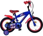 VOLARE Kinderfahrrad Sonic Prime 14 Zoll, ohne R&uuml;cktrittbremse - Blau