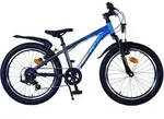 Volare XC Race Kinderfahrrad - 20 Zoll - 7 G&auml;nge - Blau/Grau - Blau
