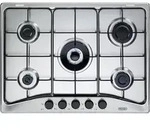 De'Longhi FFA 57 ASV Einbaukochfeld Edelstahl 68 cm Gas 5 Brenner - Silber