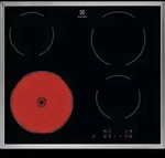 Electrolux Serie 300 LRR6430M, Schwarz, Edelstahl, Integriert, 60 cm, Keramik,