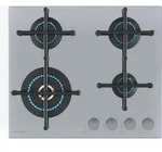 Klarstein Illuminosa 4 Gaskochfeld - 4 Sabaf-Brenner, 4 kW Wokbrenner, Elektrische