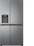 LG GSJV51DSXE, Freistehend, Amerikanische T&uuml;r, Grau, T&uuml;r-zu-T&uuml;r, Tasten,