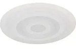 LED Deckenleuchte, Metall, Acryl, wei&szlig;, 3000K, D 49 cm - Wei&szlig;/Blau