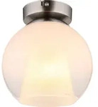 Globo Lighting Deckenleuchte Metall Nickel matt, 1x E27 - Grau
