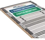 AM Qualit&auml;tsmatratzen | Ergonomischer 7-Zonen Lattenrost | 80x220 cm | fertig
