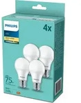 Philips LED Lampe E27 4er Set 10W (75W) 2700K