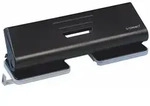 Connect Perforator 16 sheets 4 holes Black, Schwarz - Schwarz
