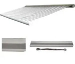 Ersatz-Bezug f&uuml;r Markise H124, Vollkassette Ersatzbezug Sonnenschutz 5x3m Acryl