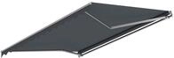 Spettmann STAR FIX Gelenkarmmarkise Kurbel 300 x 200cm silber Dessin uni grau