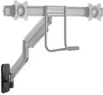 Neomounts AWL75-450BL Wand-Adapter f&uuml;r Monitor-Tischhalterung, Wandplatte, Schwarz,