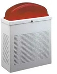 Sirene mit Geh&auml;use 12V DC rot SSF/GB Blitzleuchte 110dB