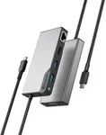 Alogic USB-C HUB 6 in 1 HDMI/USB-A/VGA/Ethernet - Schwarz/Grau