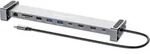 MANHATTAN 10-in-1 4K USB-C PD Dockingstation 2xHDMI - Grau