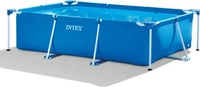 INTEX 28270NP-Blau, Intex-Schwimmbecken mit rechteckigem Rahmen - 220 x 150 x...