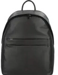 DuDu New York Daypack Leder 41 cm Laptopfach - Grau