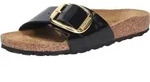 Birkenstock Damen Pantolette, schwarz(patentblackgold (11927)), Gr. 38 -...