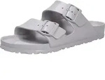 Birkenstock Damen Pantolette, grau(stonecoin (01401)), Gr. 38 - Grau - 38