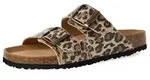 Tamaris Damen Pantolette, braun(leopard (360)), Gr. 36 - Braun - 36