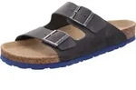Rohde Herren Pantolette Leder Clog Schnalle Grado 5927, Gr&ouml;&szlig;e:42 EU, Farbe:Grau -