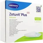 ZETUVIT Plus Silicone steril 12,5x12,5 cm
