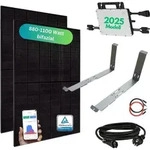MYVOLTAICS Balkonkraftwerk MyCarport 880+ Watt mit Unterkonstruktion, bifazial,