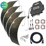 MYVOLTAICS Balkonkraftwerk MyUltraleicht 1240 Watt, mit 4 Modulen je nur 5kg,