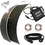MYVOLTAICS Balkonkraftwerk MyUltraleicht 620 Watt, mit 2 Modulen je nur 5kg, Hoymiles