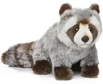 Carl Dick Waschb&auml;r ca. 25cm ca. 37cm mit Schwanz 2409 Kuscheltier, Pl&uuml;schtier,