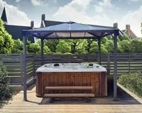 Palram - Canopia 702425, Palram - Canopia Aluminium Pavillon Palermo 3000 Anthrazit