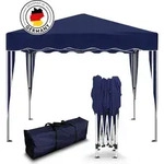 Faltpavillon 3x3 m ohne Seitenteile - Blau - wasserdicht - Gartenpavillon, UV-Schutz