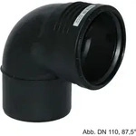 Geberit Silent-PP Bogen: 87.5&deg;, d=125mm