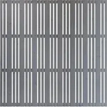Zaun Hauptelement Konsta Makani 180 x 180 cm basaltgrau - Schwarz