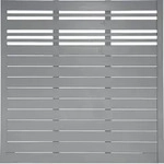 Zaun Hauptelement Konsta Reddy 180 x 180 cm basaltgrau - Schwarz