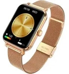 Smartwatch GRC Classic Anruf & SMS Touch Display AMOLED 1,78" Edelstahl Gold - Gold