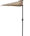 Halb-Sonnenschirm 'Eger' &Oslash;300 Halbrund Beige - Beige