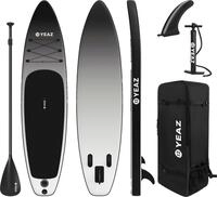 YEAZ SUP Board und Kit BLACK SANDS BEACH - EXOTRACE - SET