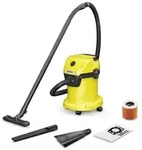 K&auml;rcher Nass-/Trockensauger WD 3 V-17/4/35 + Nozzles, 1000 W, 17 l - Gelb