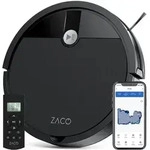 Zaco Robot V4 Max, Staubbeutel, Dunkles Grau, Rund, 0,3 l, 69 dB, Edge,...