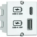 Bachmann Steckdosenleiste USB A/C 22W 917.2271 (917.2271) - Wei&szlig;