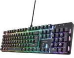Trust GXT 871 Zora Mechanische Tastatur Deutsches QWERTZ Layout mit RGB Beleuchtung,