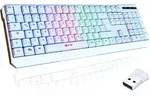 KLIM Chroma Wireless Gaming Tastatur Kabellos QWERTZ DEUTSCH - Langlebig,